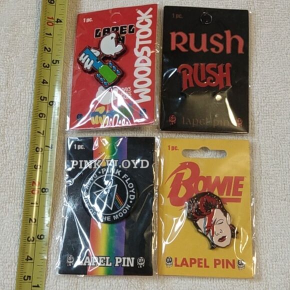 C&D Visionary Inc. 4 Bands NIP Lapel Pins - Picture 3 of 7